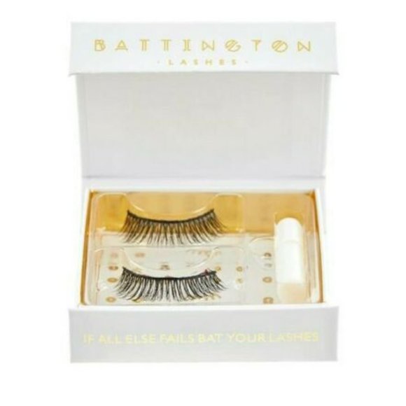 Battington Beauty! Monroe Reusable 3D Silk Full Lashes + Glue SET! NEW! - Picture 3 of 14
